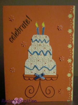 Celebrate!
My first time using your stamps (Cake2Build) to make a card, using regular card stock paper.

