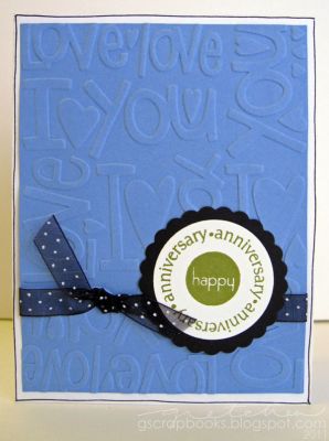 Happy Anniversary card

