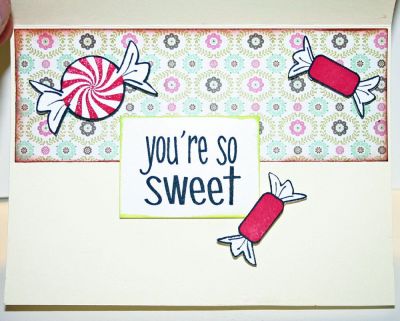 Inside of card
