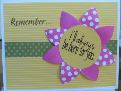 Umbrella Flower Card
