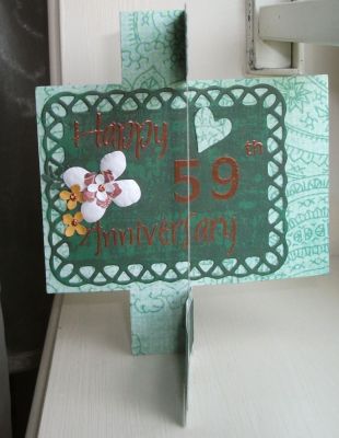 59th anniversary
Sorry Stephanie I had to cut the Happy Anniversary apart
