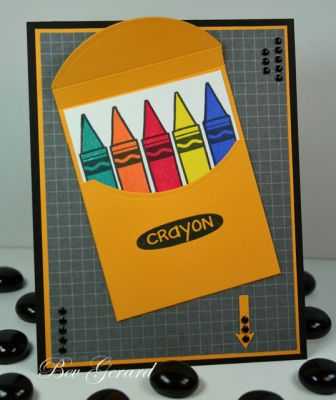 You're the Sharpest Crayon!  (front)
Keywords: crayons2stamp, words4crayons