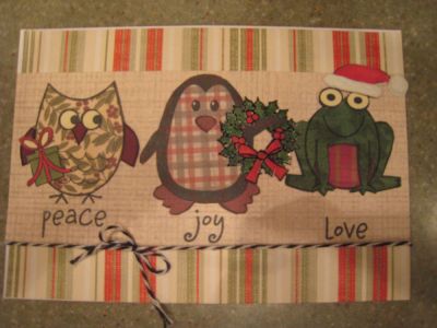 Critter Christmas Card
