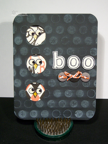 'Owl'oween - card front
Keywords: halloween
