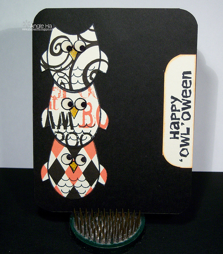 'Owl'oween - card inside
Keywords: halloween