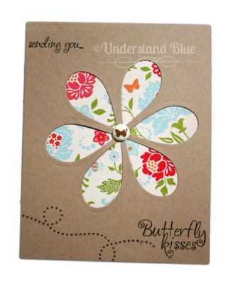 Negative Space
I used the butterfly wing dies to make a negative space flower and it's so cute! It's easy to line them up perfectly since you can see where the cutting edge is  this was a snap!
Keywords: butterfly2build, understandblue