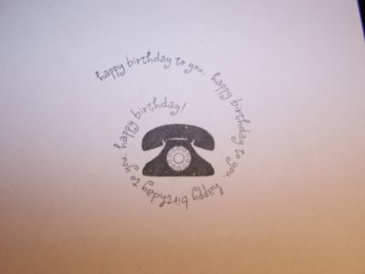 inside of card
