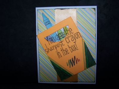 I made the crayon box for this with colored paper and markers.  I looked at an actual crayon box while making.
Keywords: words4crayons