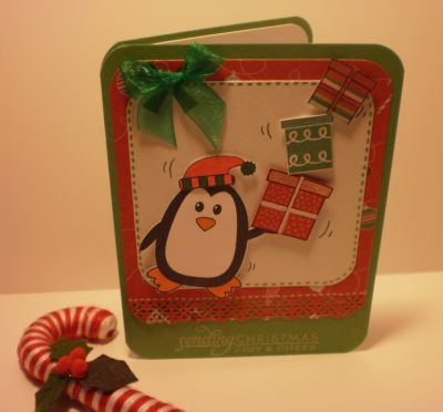 Teetering penguin
http://sleepycatcrafts.blogspot.com/2011/11/penguins-4-christmas-coupon-alert.html
Keywords: Penguins4Christmas, Christmas
