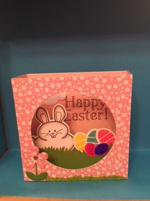 Bunnypudgie Easter card
Keywords: ShadowBox