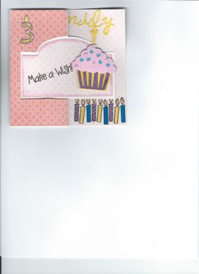 ornate birthday flip it card
