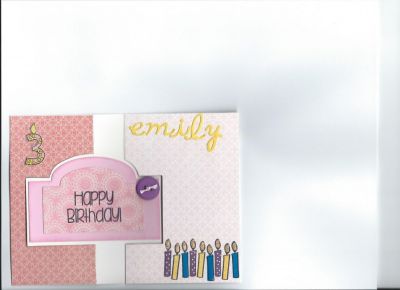 ornate birthday flip it card
