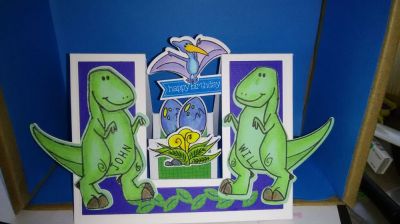Dinos2stamp Birthday Card
Keywords: Step-ups