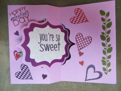 Inside Valentine "Your so Sweet"
