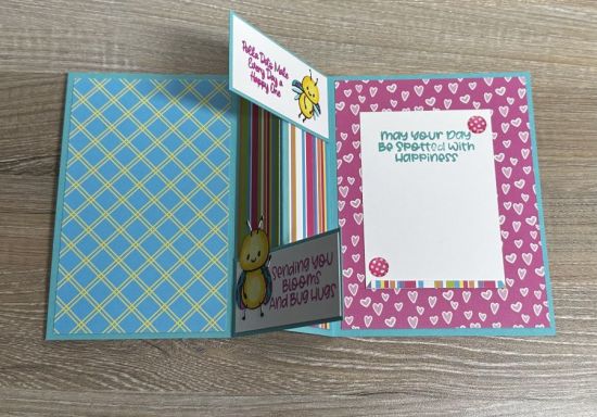 Keywords: Lovable Ladybugs , Tulip Fold it, Flowers w/Sign Background Dies