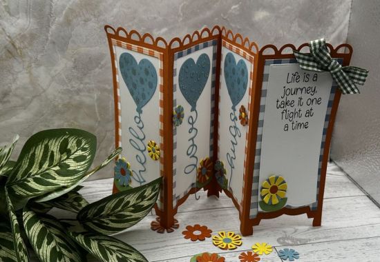 Balloons in Flight
Dressing Screen card of encouragement 
