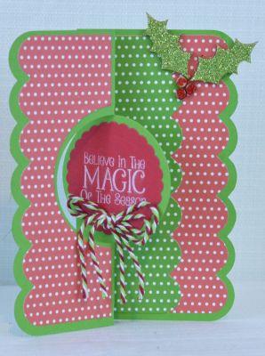 Merry Christmas
I used my September card kit to make my flip card for the contest. 
Keywords: christmas,holly,flip it