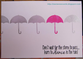 Silver & Pink Umbrellas
I love the solid umbrella in this set and I was inspired to make this card. Funnily enough, I only saw the version uploaded by mariangel after I had made mine. 

I blogged about it here: http://mariannescards.blogspot.com/2012/04/blog-named-hero-challenge-1.html
