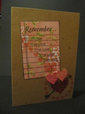 An anniversary card. 

