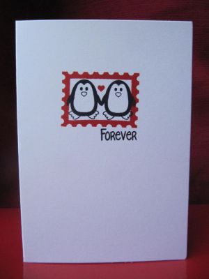 Penguins in love
