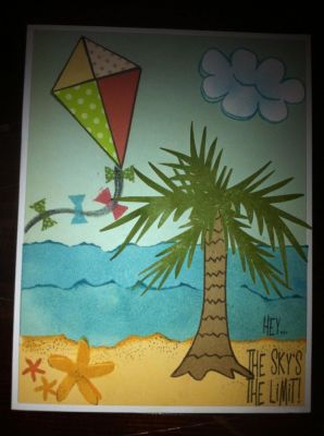 Hey... The skys the limit
Keywords: palmtree, kite, beach