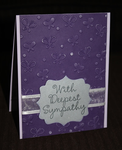 Butterflies Embossing Folder & Sympathy4You
Keywords: sympathy4you Butterfies Sympathy