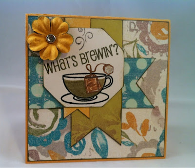 What's Brewin'
Little card using Tea4Two and MoreTea4Us
Keywords: Tea4Two MoreTea4Us