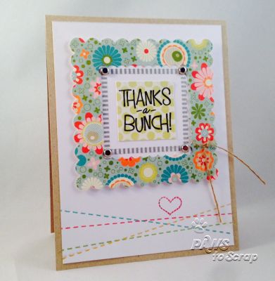 Thanks a Bunch
Card using Sizzix scallop squares and stamps4fancylabel stamp set.
Keywords: Thanks stamps4fancylabel