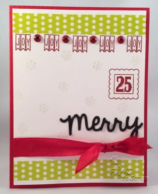 Merry
All supplies from The Stamps of Life (September Card Kit used along with The Stamps of Life Colorbok ink)

