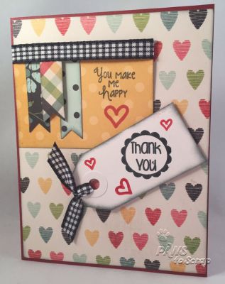 Thank You
All materials from The Stamps of Life October Card Kit

