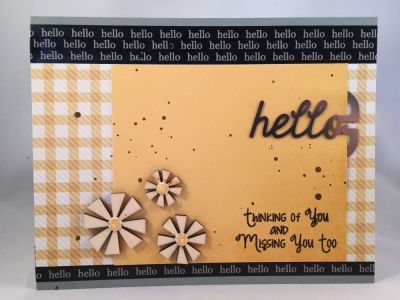 Hello - Missing You
Bulk of supplies from The Stamps of Life October Card Kit
Additional Supplies:  Ink from Colorbox, Stickles and Color Theory Gold Spray from Studio Calico

Keywords: October Card Kit