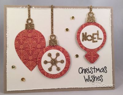 Noel Christmas Wishes
 Supplies Used - Noel Christmas Wishes
Stamps:  ornaments4Christmas (The Stamps of Life)
Ink: Licorice (The Stamps of Life)
Paper:  Cityscapes (Graphic 45); Desert Storm and Ivory Cardstock (Neenah); Gold Glitter Cardstock (American Crafts);
Accessories:  Ornament Club Die and Ornament Dies Two Set (The Stamps of Life); Gold Sequins (Pretty Pink Posh)
