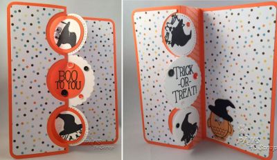 Boo to You Flip-it
Stamps:  critters4halloween stamps set (The Stamps of Life)
Ink: Licorice (The Stamps of Life)
Paper:  Dream Collection (August Card Kit from The Stamps of Life)
Accessories:  Critters Dies (The Stamps of Life), Halloween Mix Sequins (Pretty Pink Posh); Silly Eyes (Pretty Pink Posh), Triple Circle Flip-it Dies (Sizzix)

