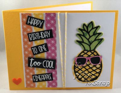 HB21CoolFineapple
Supplies Used - Happy Birthday to One Fineapple
Stamps and Dies: pineapple2stamp and pineapple2stamp dies (The Stamps of Life)
Ink & Embossing:  Versamark, Versafine, White Embossing Powder (Wow), Clear Embossing Powder (Ranger);
Paper: Cardstock and Pattern Paper(March Card Kit from The Stamps of Life)
Other:  Twine and Heart Epoxy (March Card Kit from The Stamps of Life)

Keywords: pineapple2stamp