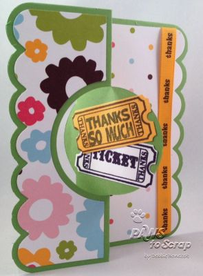 Thanks So Much
Used tickets2stamp and award2stamp for this card.  Also used the new Sizzix Framelit Flip-it Circle die set which is AWESOME.  
Keywords: tickets2stamp award2stamp Framelit thanks