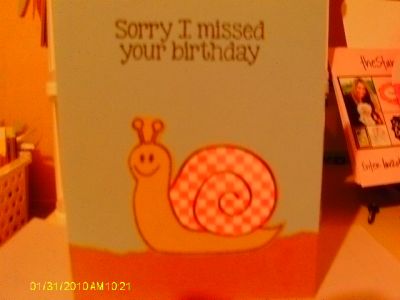 Late Birthday
