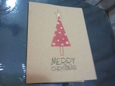 Merry Christmas
Stickles on the spaces of the stars & tree.
