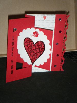 Valentine card front
