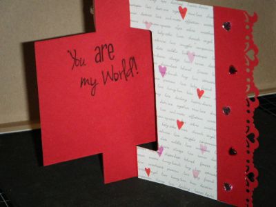 Valentine inside
