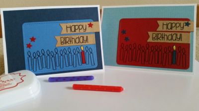 Birthday boys!
Birthday cards for boys using the candles4birthday stamp set.
Keywords: birthday boys candles