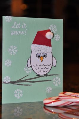 Santa Snow Owl
Keywords: Snowflakes owl christmas