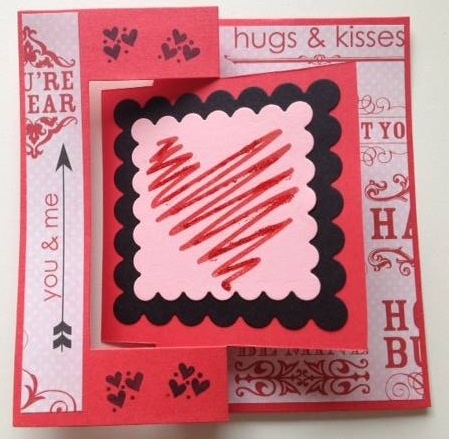 Valentines card
Outside of valentines card
