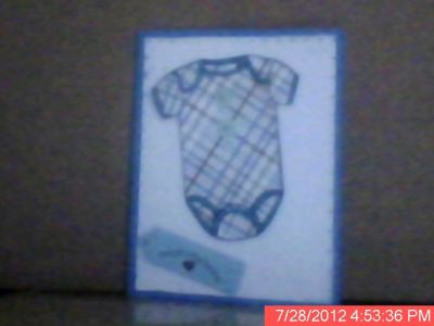 Paper-pieced boys onesie
Paper pieced onesie for a boy. Sorry for the poor photo - I'm still learning
Keywords: boys, onsie, paper piecing