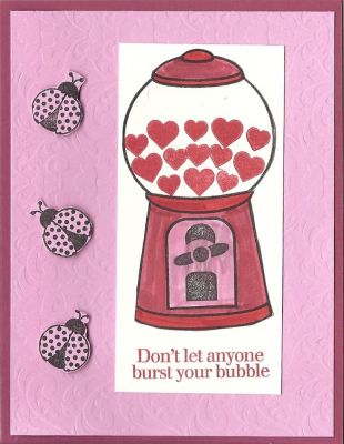 Keywords: Don't let anyone burst your bubble