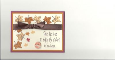 fall leaves w/button
