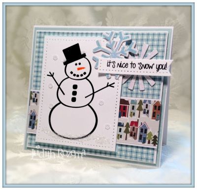 *Snow Nice
Keywords: Judy Rozema snowman2build sprinkles