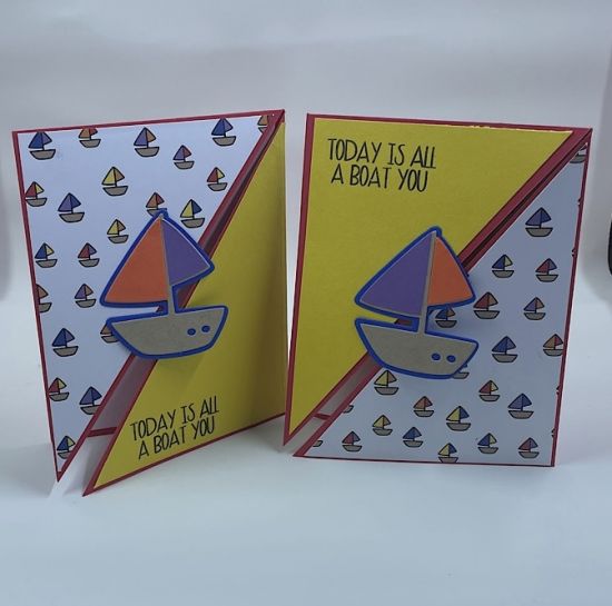Fun Fold Birthday Sailboats
July kit, sailboat2stamp
