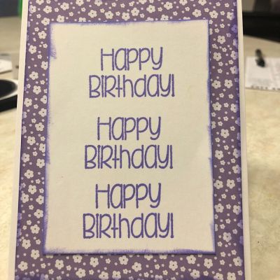 Three Times Birthday 
