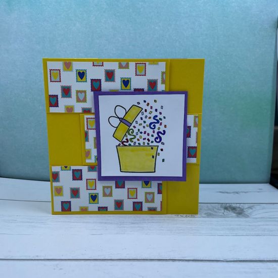 Fun Fold Birthday Card
