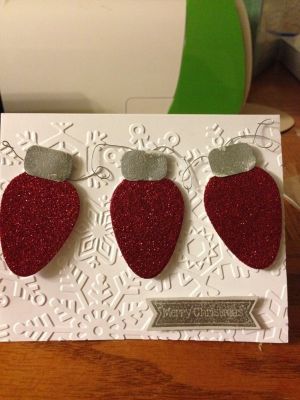Christmas Card
Thank you for a great stamp and die set. 
